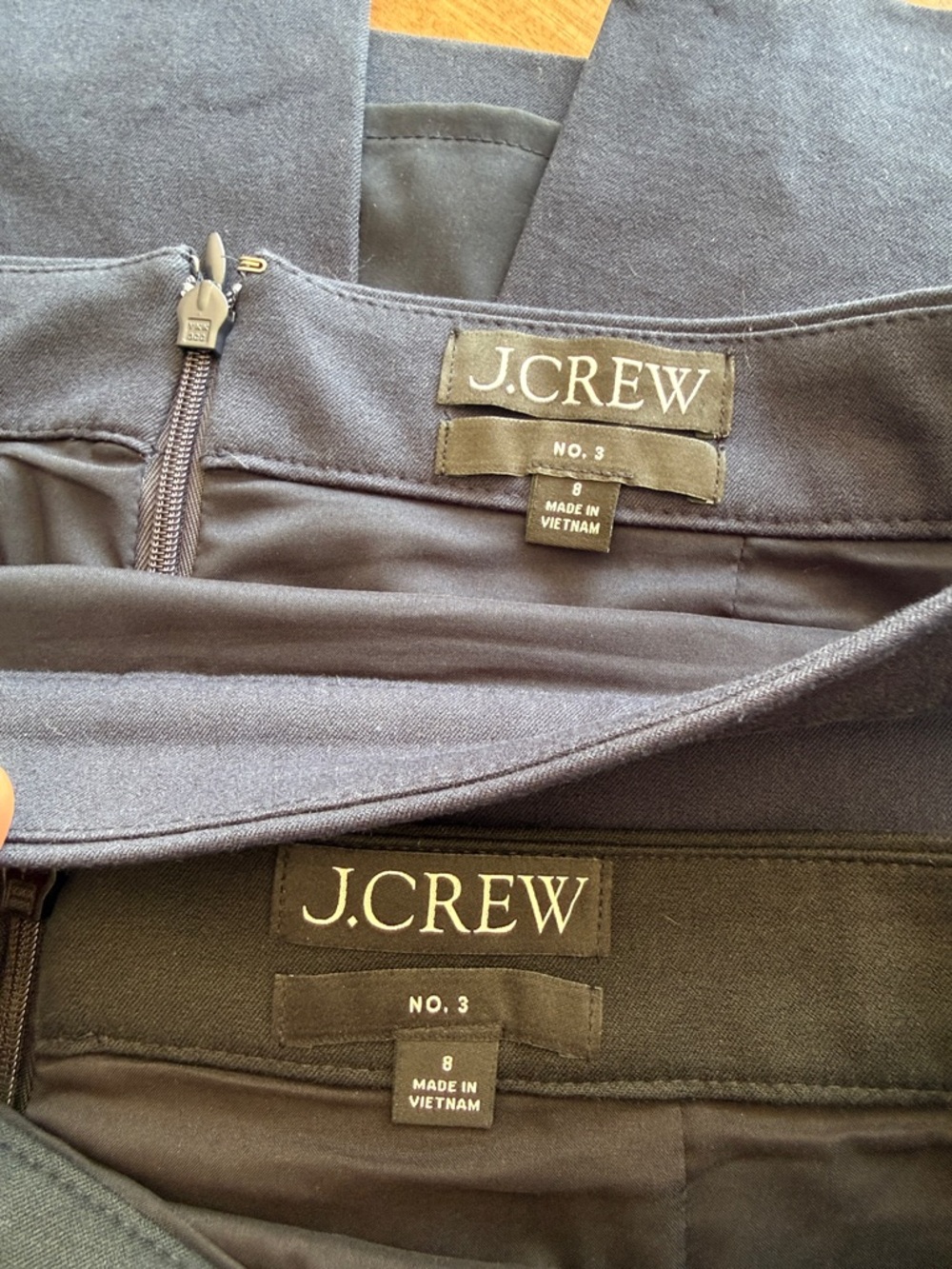 J. Crew Navy and Black Pencil Skirts - Picture 2 of 4